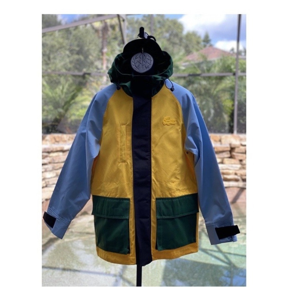Lacoste Live Colorblock Parka Jacket for Men, Medium, Casual Wear, New